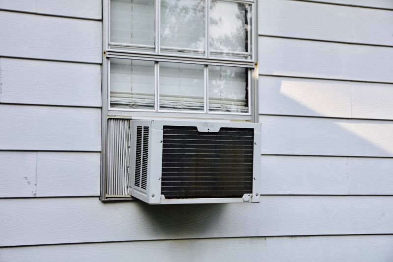 Inside of a Window AC Unit